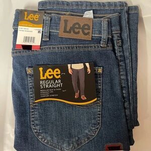 Lee Classic Fit Denim Jeans in Deep Blue